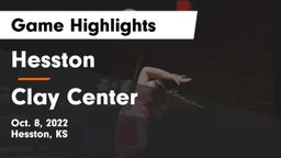 Hesston  vs Clay Center  Game Highlights - Oct. 8, 2022