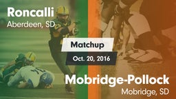 Matchup: Roncalli  vs. Mobridge-Pollock  2016
