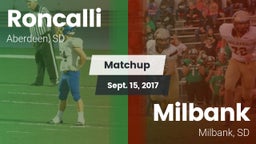Matchup: Roncalli  vs. Milbank  2017