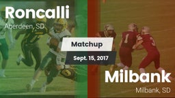 Matchup: Roncalli  vs. Milbank  2017