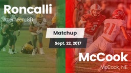 Matchup: Roncalli  vs. McCook  2017
