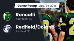 Recap: Roncalli  vs. Redfield/Doland  2018