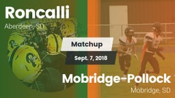 Matchup: Roncalli  vs. Mobridge-Pollock  2018