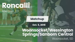 Matchup: Roncalli  vs. Woonsocket/Wessington Springs/Sanborn Central  2018