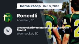 Recap: Roncalli  vs. Woonsocket/Wessington Springs/Sanborn Central  2018