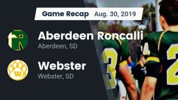 Recap: Aberdeen Roncalli  vs. Webster  2019