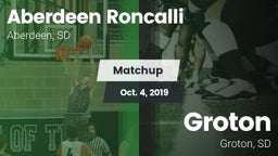 Matchup: Roncalli  vs. Groton  2019