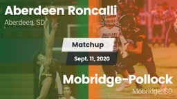 Matchup: Roncalli  vs. Mobridge-Pollock  2020