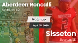Matchup: Roncalli  vs. Sisseton  2020