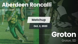 Matchup: Roncalli  vs. Groton  2020