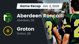Recap: Aberdeen Roncalli  vs. Groton  2020