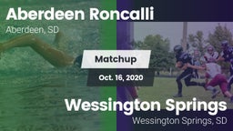 Matchup: Roncalli  vs. Wessington Springs  2020