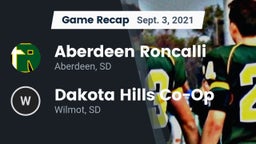 Recap: Aberdeen Roncalli  vs. Dakota Hills Co-Op 2021