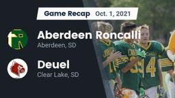 Recap: Aberdeen Roncalli  vs. Deuel  2021