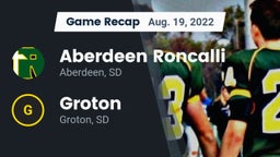 Recap: Aberdeen Roncalli  vs. Groton  2022