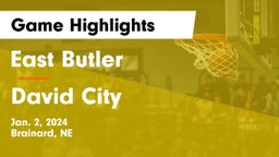 East Butler  vs David City  Game Highlights - Jan. 2, 2024