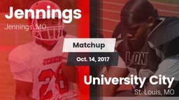 Matchup: Jennings  vs. University City  2017