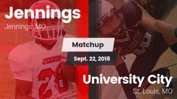 Matchup: Jennings  vs. University City  2018