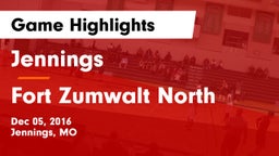 Jennings  vs Fort Zumwalt North  Game Highlights - Dec 05, 2016