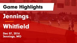 Jennings  vs Whitfield  Game Highlights - Dec 07, 2016