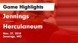 Jennings  vs Herculaneum  Game Highlights - Nov. 27, 2018