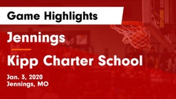 Jennings  vs Kipp Charter School Game Highlights - Jan. 3, 2020