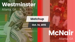 Matchup: Westminster High vs. McNair  2016