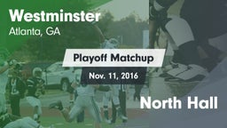 Matchup: Westminster High vs. North Hall 2016