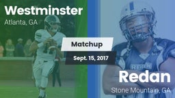 Matchup: Westminster High vs. Redan  2017