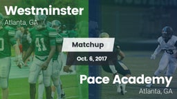 Matchup: Westminster High vs. Pace Academy  2017