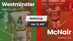 Matchup: Westminster High vs. McNair  2017