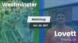 Matchup: Westminster High vs. Lovett  2017