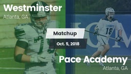 Matchup: Westminster High vs. Pace Academy  2018