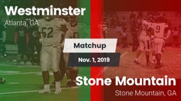 Matchup: Westminster High vs. Stone Mountain   2019