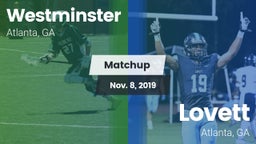 Matchup: Westminster High vs. Lovett  2019