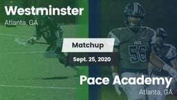 Matchup: Westminster High vs. Pace Academy 2020