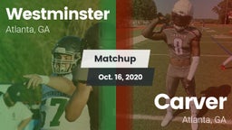 Matchup: Westminster High vs. Carver  2020