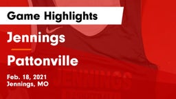 Jennings  vs Pattonville  Game Highlights - Feb. 18, 2021