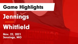 Jennings  vs Whitfield  Game Highlights - Nov. 22, 2021