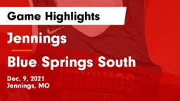 Jennings  vs Blue Springs South  Game Highlights - Dec. 9, 2021