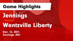 Jennings  vs Wentzville Liberty  Game Highlights - Dec. 16, 2021