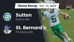 Recap: Sutton  vs. St. Bernard's  2023