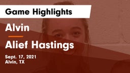 Alvin  vs Alief Hastings  Game Highlights - Sept. 17, 2021