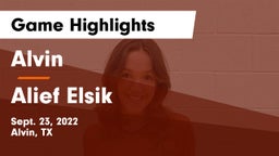 Alvin  vs Alief Elsik  Game Highlights - Sept. 23, 2022