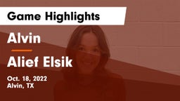 Alvin  vs Alief Elsik  Game Highlights - Oct. 18, 2022