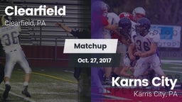 Matchup: Clearfield High vs. Karns City  2017