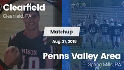 Matchup: Clearfield High vs. Penns Valley Area  2018