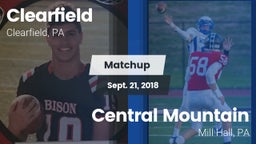 Matchup: Clearfield High vs. Central Mountain  2018