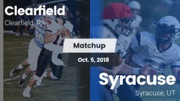 Matchup: Clearfield High vs. Syracuse  2018