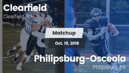 Matchup: Clearfield High vs. Philipsburg-Osceola  2018